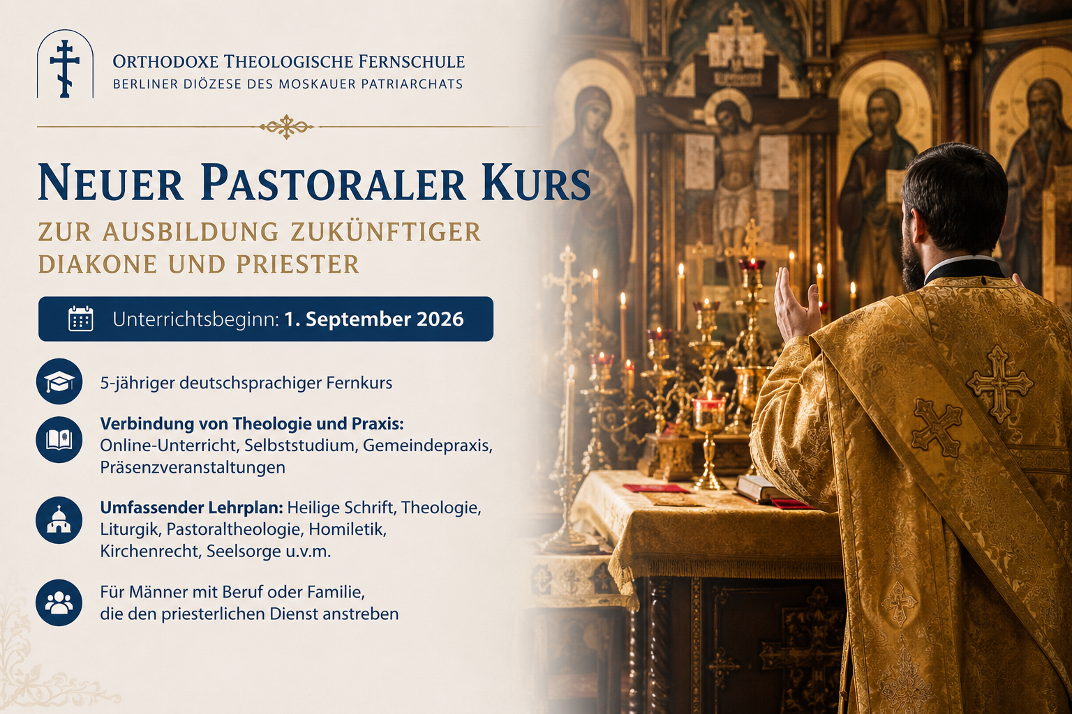 Pastoralkurs ankündigung